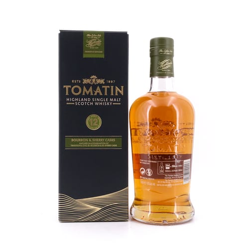 Tomatin Bourbon & Sherry Casks 12 Jahre 0,70 Liter/ 43.0% vol Produktbild