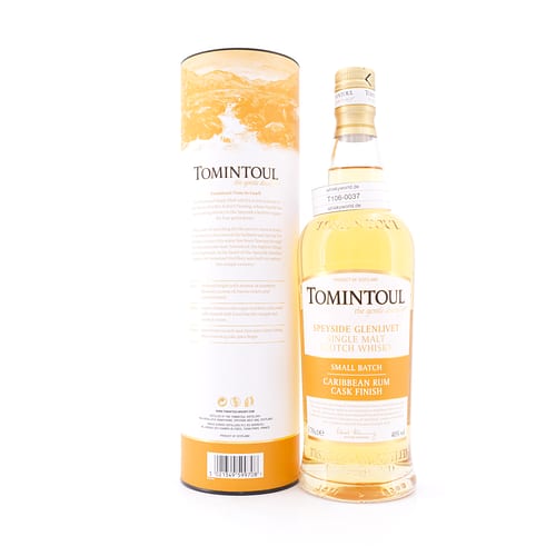 Tomintoul Caribbean Rum Cask Finish 0,70 Liter/ 40.0% vol Produktbild