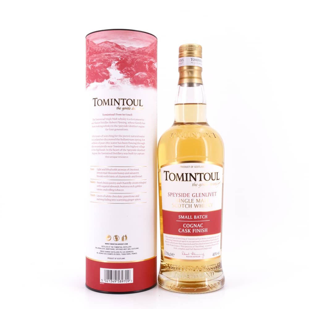 Tomintoul Cognac Cask Finish 0,70 Liter/ 40.0% vol Produktbild