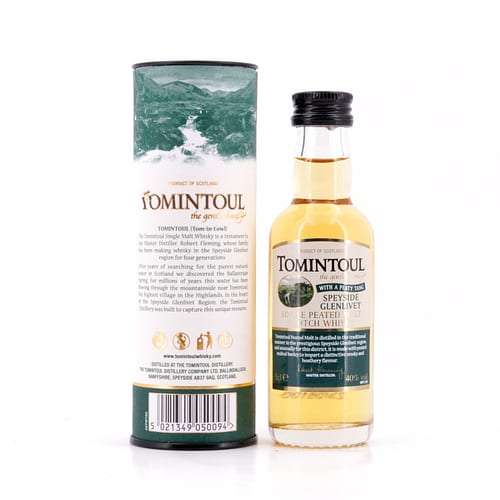 Tomintoul Peated Miniatur 0,050 Liter/ 40.0% vol Produktbild