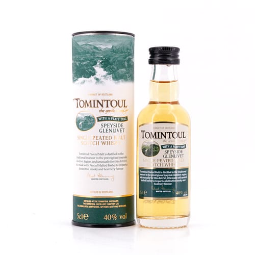 Tomintoul Peated Miniatur 0,050 Liter/ 40.0% vol Produktbild