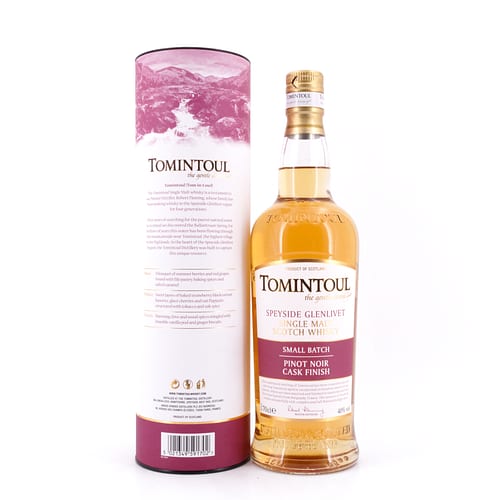 Tomintoul Pinot Noir Cask Finish 0,70 Liter/ 40.0% vol Produktbild