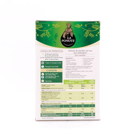 Trescarte Lentille PUY Grüne Linsen AOC aus Puy 500 Gramm Produktbild