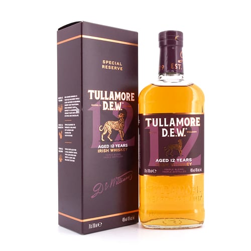 Tullamore Dew 12 Jahre 0,70 Liter/ 40.0% vol Produktbild
