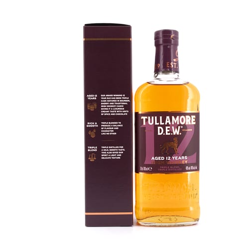 Tullamore Dew 12 Jahre 0,70 Liter/ 40.0% vol Produktbild