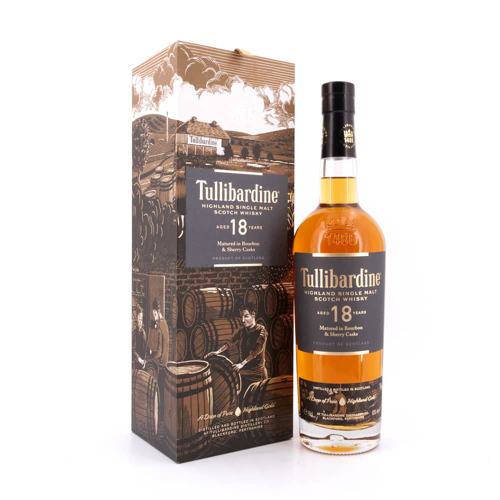 Tullibardine 18 Jahre 0,70 Liter/ 43.0% vol Produktbild