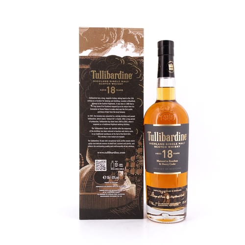 Tullibardine 18 Jahre 0,70 Liter/ 43.0% vol Produktbild