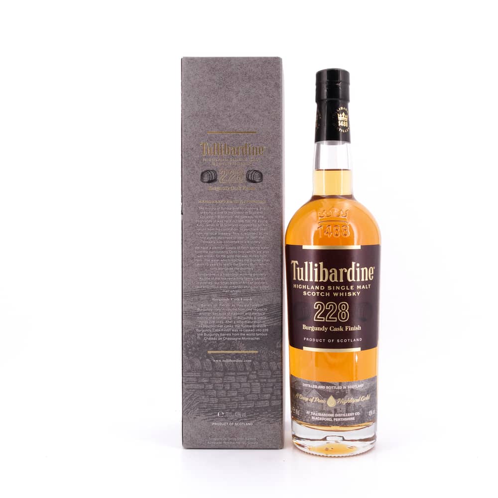 Tullibardine 228 Burgundy finish 0,70 Liter/ 43.0% vol Produktbild