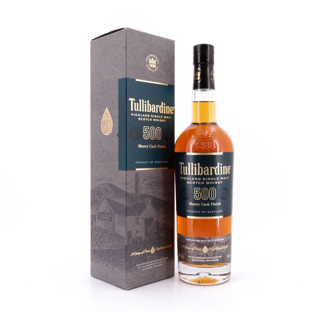 Tullibardine 500 Sherry finish 0,70 Liter/ 43.0% vol Produktbild
