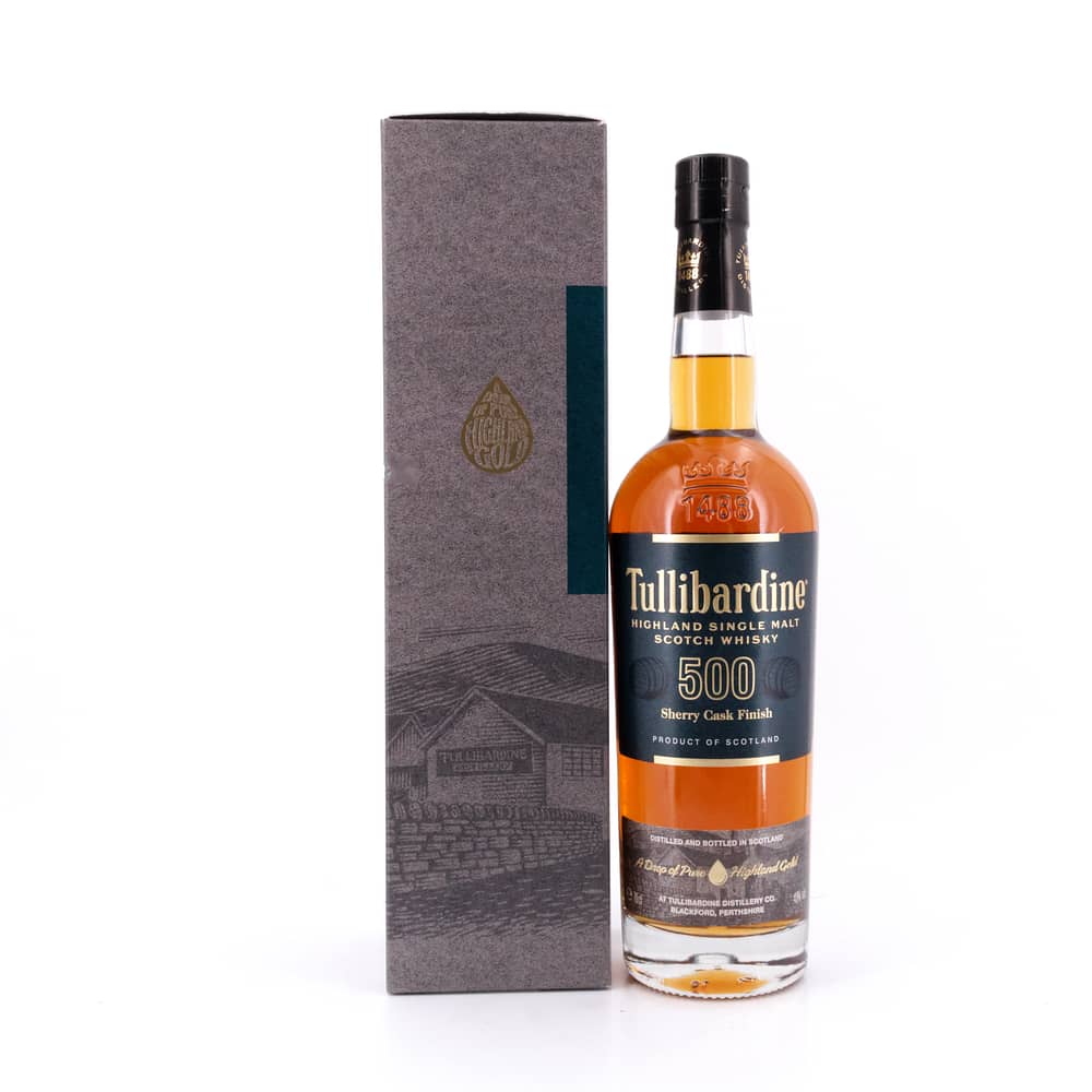 Tullibardine 500 Sherry finish 0,70 Liter/ 43.0% vol Produktbild