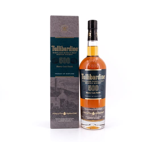 Tullibardine 500 Sherry finish 0,70 Liter/ 43.0% vol Produktbild
