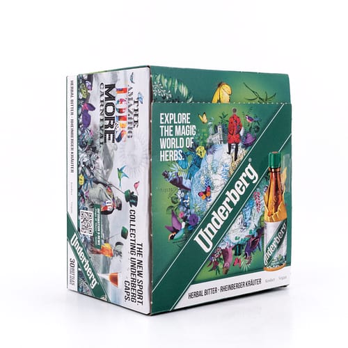 Underberg Kräuterlikör 30 x 0,02l Fläschchen 0,60 Liter/ 44.0% vol Produktbild