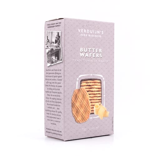 Verduijn's Butter Wafers Butterwaffeln 75 Gramm Produktbild