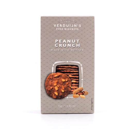 Verduijn's Peanut Crunch Erdnussgebäck 75 Gramm Produktbild