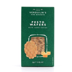 Verduijn's Pesto Wafers Käsewaffeln mit Basilikum und Knoblauch Produktbild