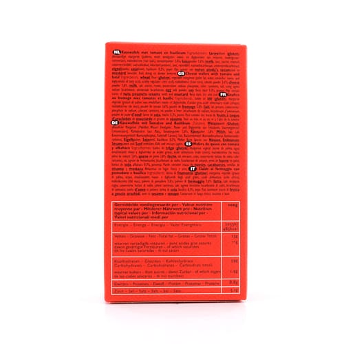 Verduijn's Tomato Wafer Crackers Waffeln mit Tomate und Basilikum 75 Gramm Produktbild