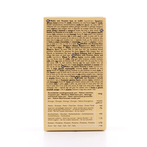 Verduijn's Pecorino Truffle Wafer Cracker Waffeln mit Pecorino-Käse und Trüffel 75 Gramm Produktbild