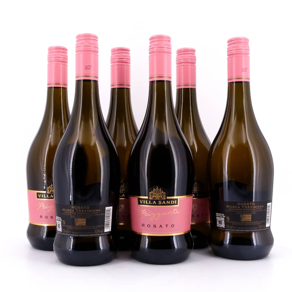 Villa Sandi Frizzante Rosato ITG Marca Trevigiana Stelvin 6er Sparset 4,50 Liter/ 10.5% vol Produktbild