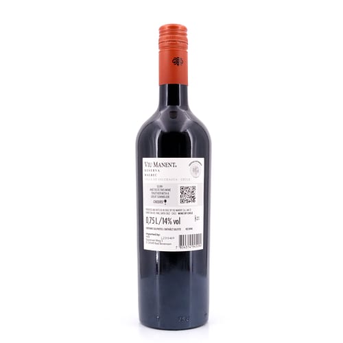 Viu Manent Reserva Malbec 2022 0,750 Liter/ 13.5% vol Produktbild
