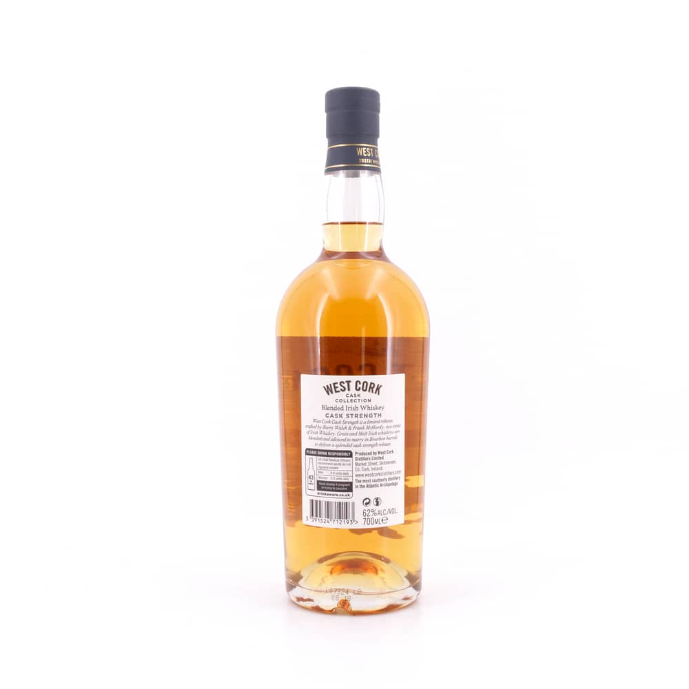 West Cork Cask Strength Irish Whiskey 0,70 Liter/ 62.0% vol Produktbild