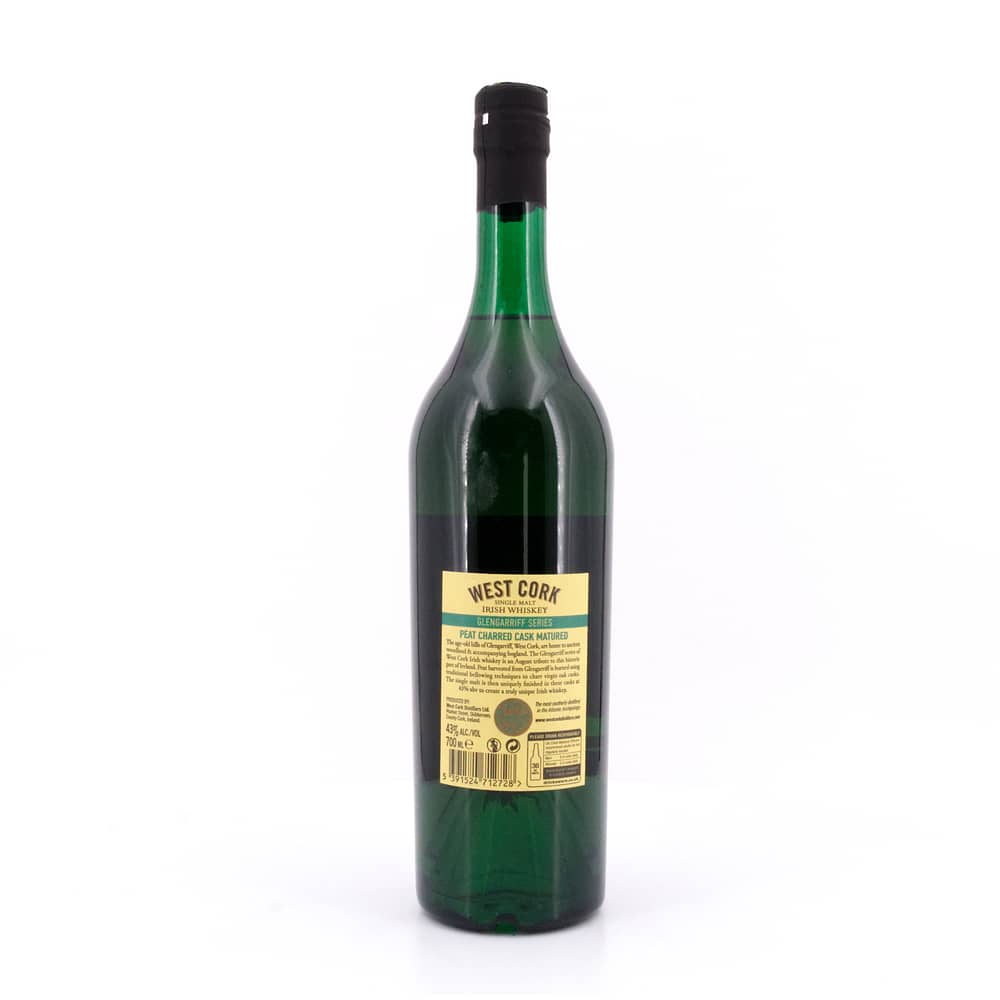 West Cork Single Malt Glengarriff Series Peat Charred Cask 0,70 Liter/ 43.0% vol Produktbild