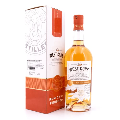 West Cork Single Malt Rum Cask Finish 0,70 Liter/ 43.0% vol Produktbild