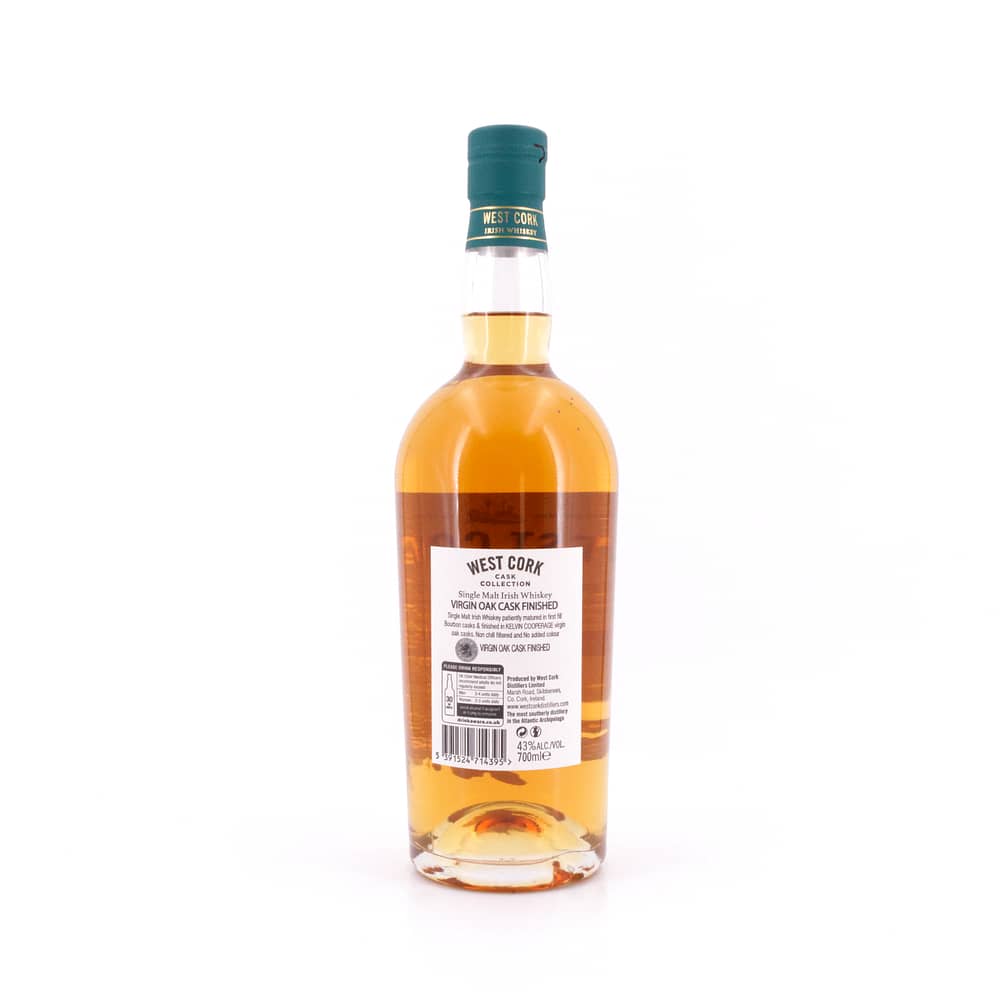 West Cork Single Malt Virgin Oak Cask Finish 0,70 Liter/ 43.0% vol Produktbild