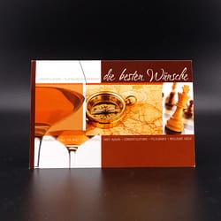 whiskyworld Glückwunschkarte "die besten Wünsche" Produktbild