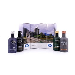 whiskyworld Wolfburn Miniaturen-Set Motiv "Eilean Donan Castle" Produktbild