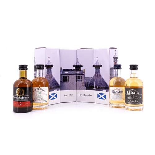 whiskyworld Miniaturen-Set Motiv "Three Pagodas" The Un-chillfiltered-Set 0,20 Liter/ 46.3% vol Produktbild