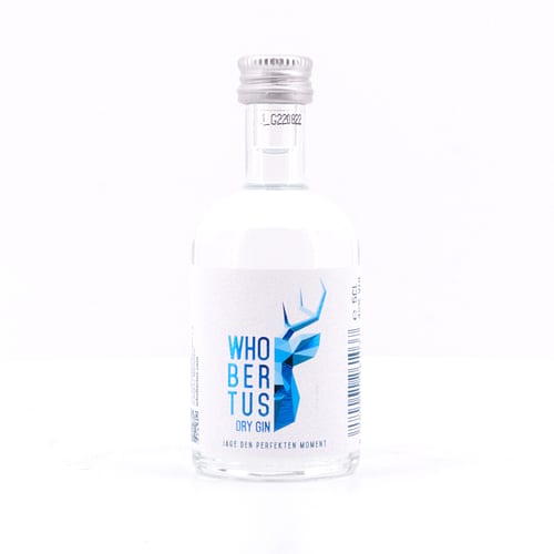 WHOBERTUS Dry Gin Miniatur 0,050 Liter/ 42.0% vol Produktbild