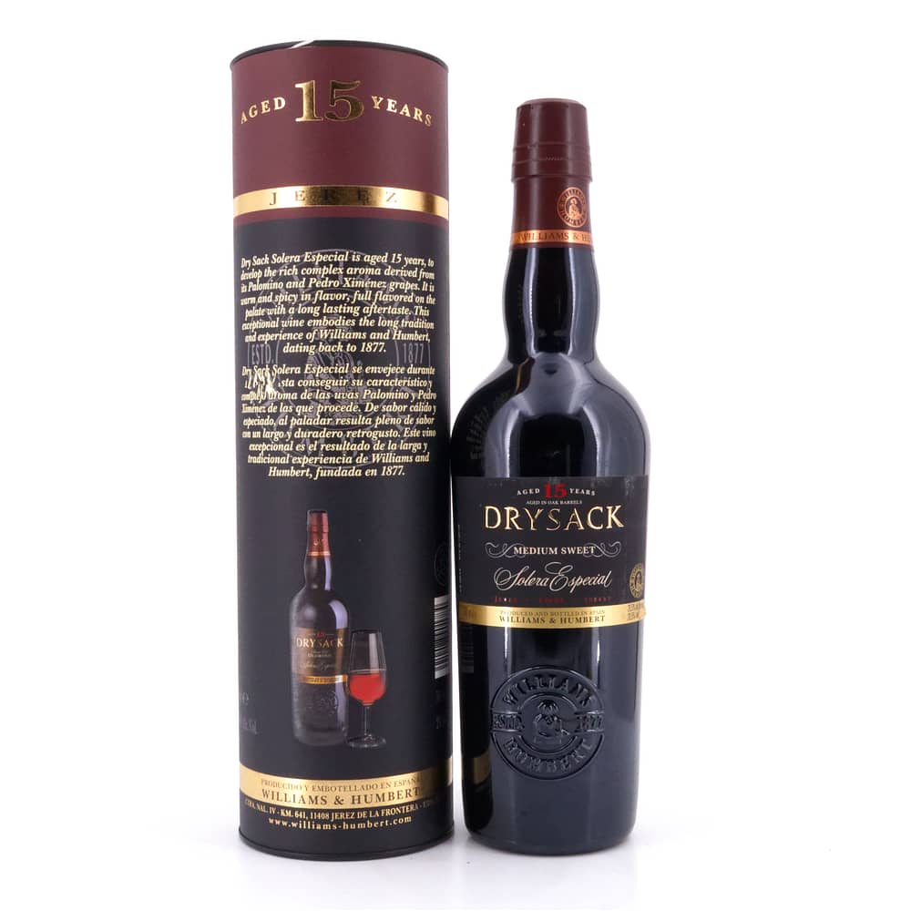 Williams & Humbert Dry Sack Medium Sweet Solera Especial 15 Jahre 0,50 Liter/ 20.5% vol Produktbild