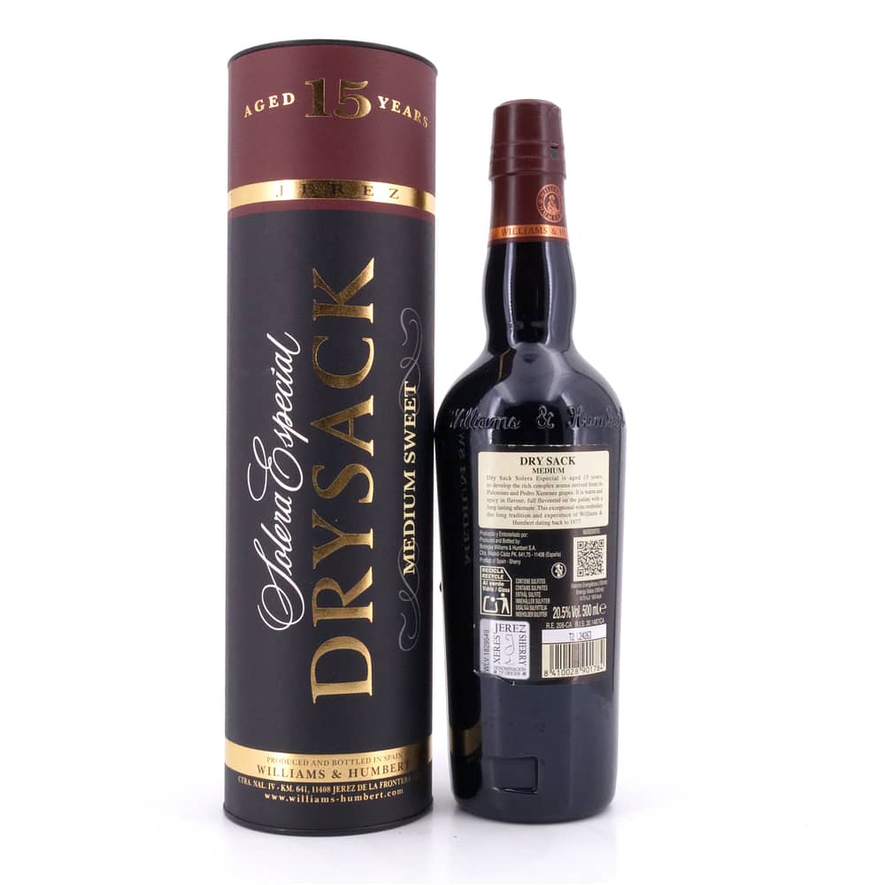 Williams & Humbert Dry Sack Medium Sweet Solera Especial 15 Jahre 0,50 Liter/ 20.5% vol Produktbild