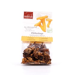 Wohlrab Pilze BIO Pfifferlinge getrocknet Produktbild