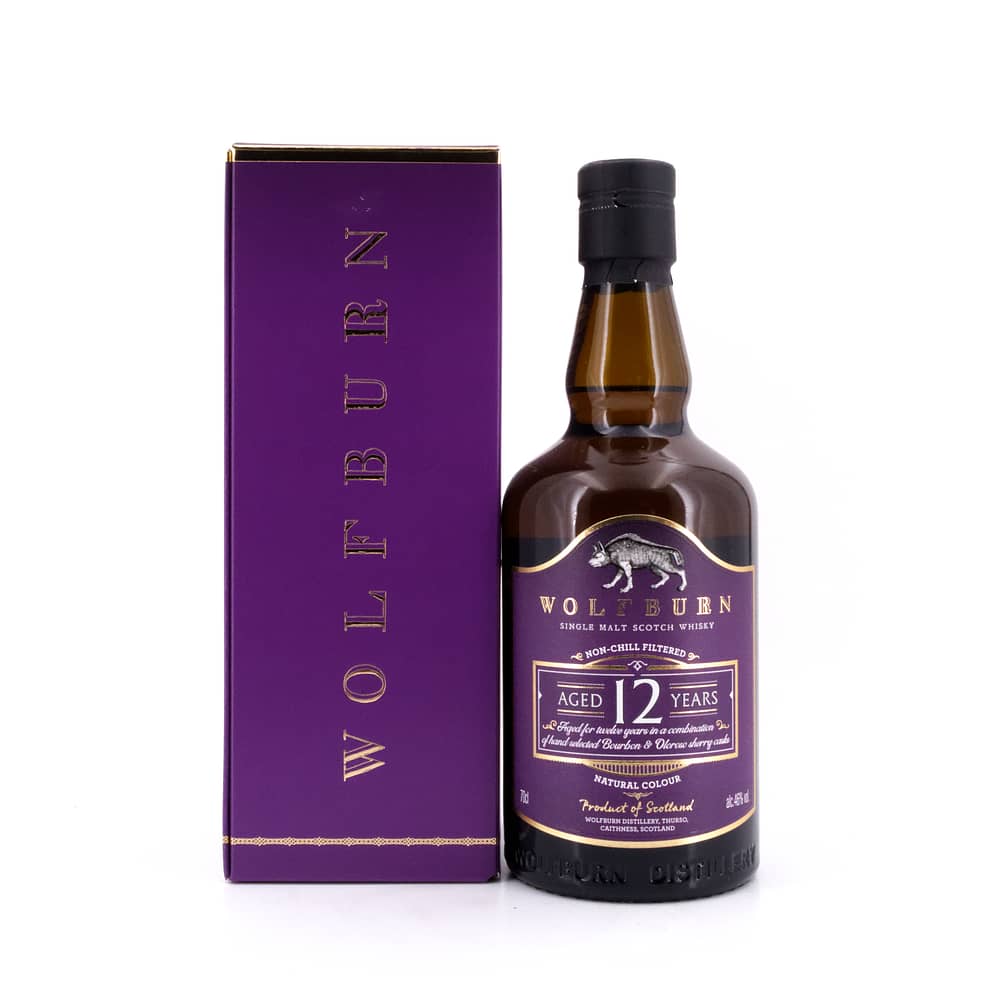 Wolfburn 12 Jahre Bourbon & Sherry Casks 0,70 Liter/ 46.0% vol Produktbild