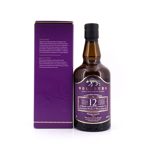 Wolfburn 12 Jahre Bourbon & Sherry Casks 0,70 Liter/ 46.0% vol Produktbild