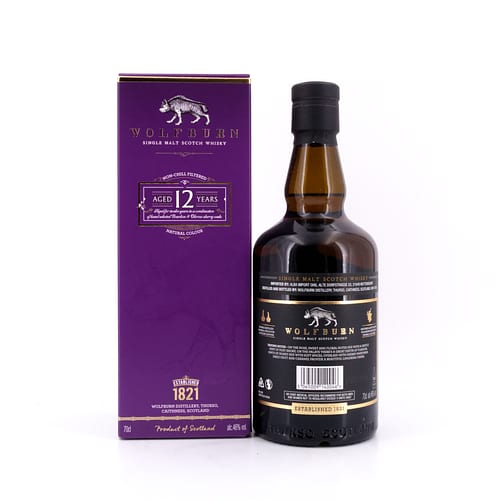 Wolfburn 12 Jahre Bourbon & Sherry Casks 0,70 Liter/ 46.0% vol Produktbild