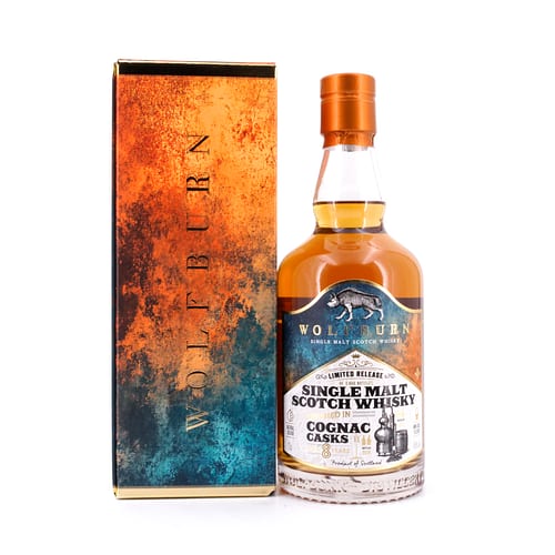 Wolfburn 8 Jahre Cognac Cask Release 0,70 Liter/ 46.0% vol Produktbild