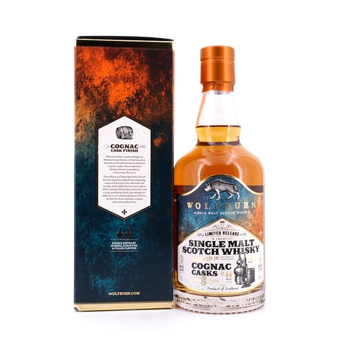 Wolfburn 8 Jahre Cognac Cask Release 0,70 Liter/ 46.0% vol Produktbild