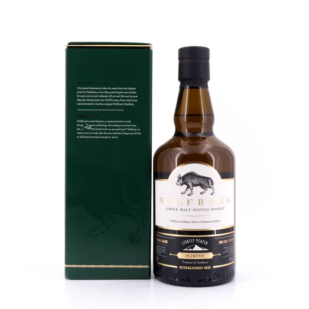 Wolfburn Morven lightly peated 0,70 Liter/ 46.0% vol Produktbild