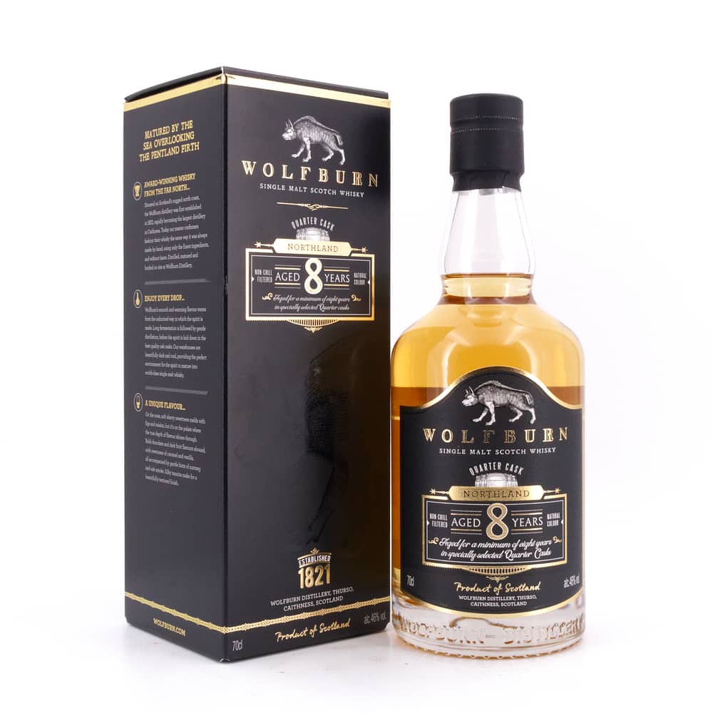 Wolfburn Northland 8 Jahre 0,70 Liter/ 46.0% vol Produktbild