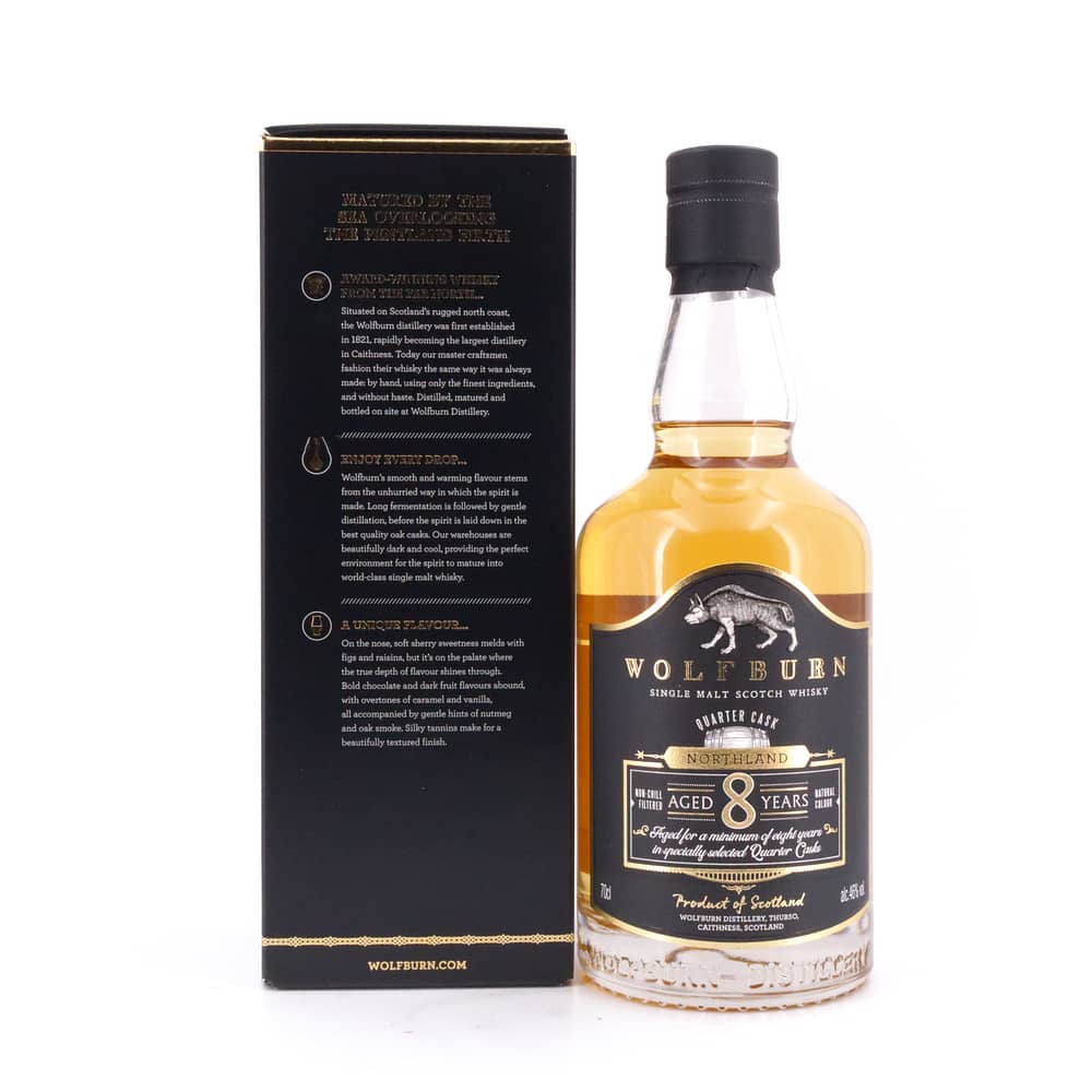 Wolfburn Northland 8 Jahre 0,70 Liter/ 46.0% vol Produktbild