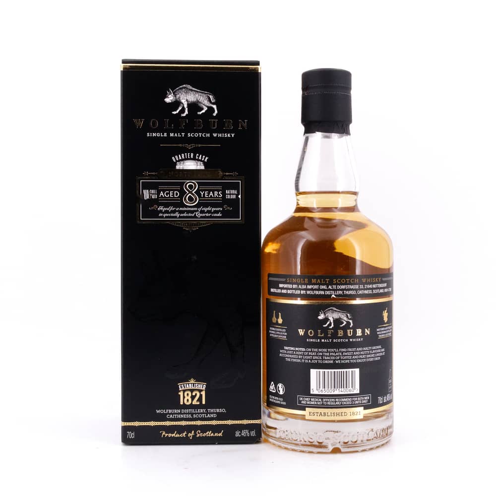 Wolfburn Northland 8 Jahre 0,70 Liter/ 46.0% vol Produktbild