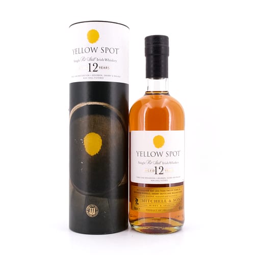 Yellow Spot 12 Jahre Single Pot Still Irish Whiskey Three Cask Maturation Bourbon, Sherry & Malaga 0,70 Liter/ 46.0% vol Produktbild