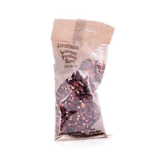 ZaraMama Popcorn  Rick Ruby Red 100% Gentechnikfrei 90 Gramm Produktbild